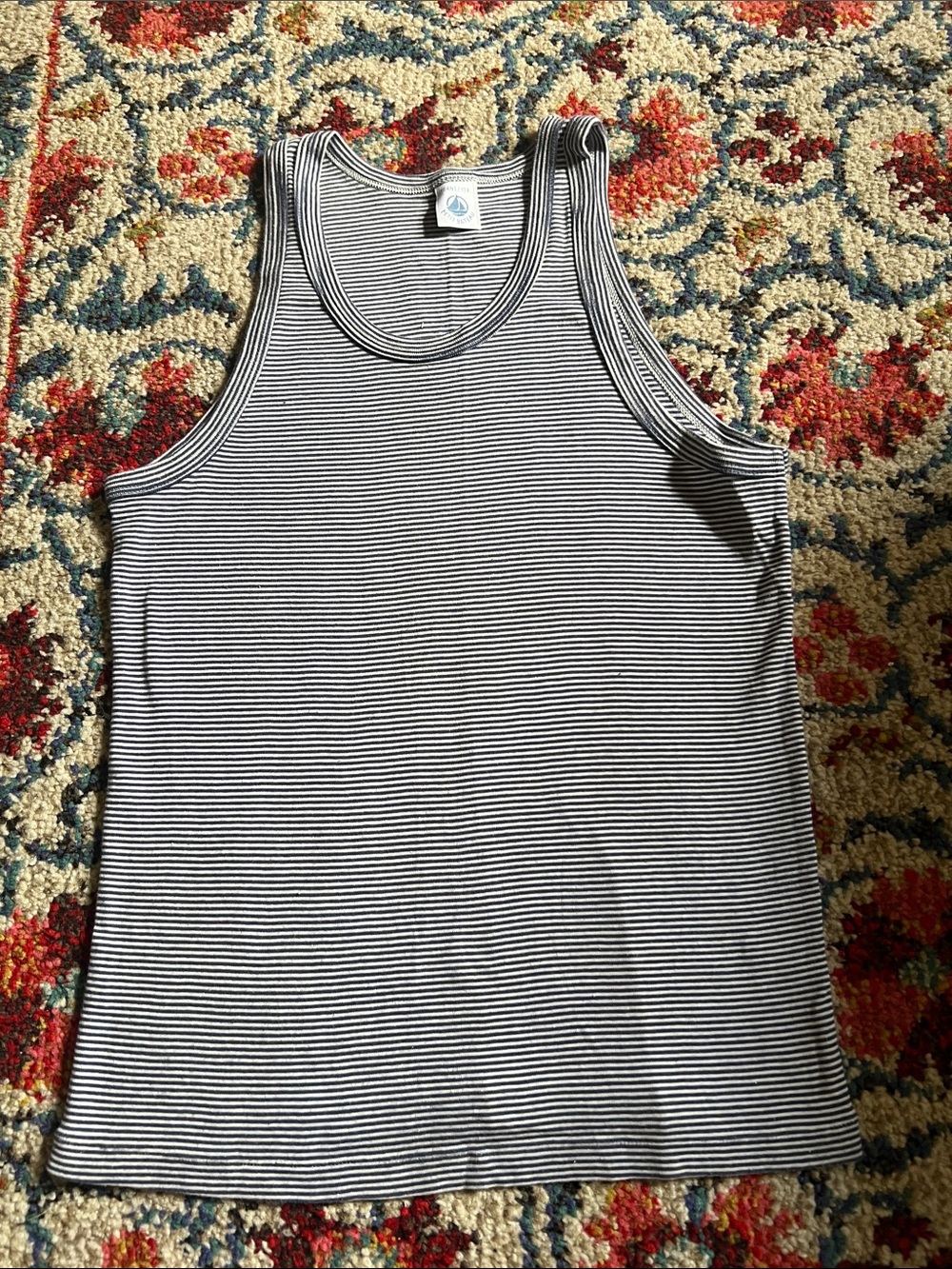 Striped Black & White Tank Top